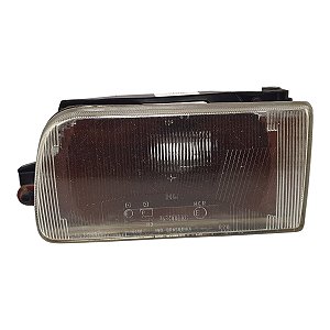 Farol Dianteiro Gol Saveiro Parati Quadrado 1991 A 1995 (Foco Sem Cromo) Esquerdo Mascara Cromada Arteb