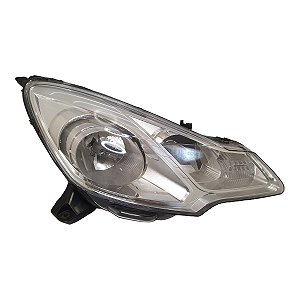 Lente Farol Dianteiro C3 2013 A 2019 C/ DETALHES Direito Mascara Cromada Original