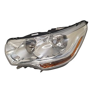 Farol Dianteiro C4 Lounge 2013 A 2017 (Garra Quebrada) Esquerdo Mascara Cromada Original