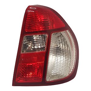 Lanterna Traseira Clio Sedan 2003 A 2010 (Quina Quebrada) Direita Cristal Original