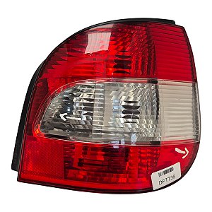 Lanterna Traseira Scenic 2001 A 2010 (Lente Trincada) Direita Cristal Original