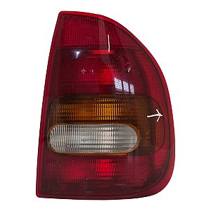 Lanterna Traseira Corsa Sedan 1996 A 1999 (Lente Trincada) Direita Cristal Arteb Original