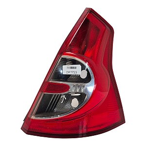 Lanterna Traseira Sandero 2007 A 2011 (Lente Trincada) Direita Cristal 8200526426 Original