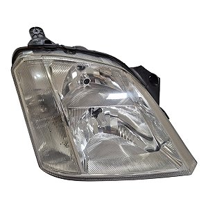Farol Dianteiro Meriva 2002 A 2011 (Suporte Quebrado) Direito Mascara Cromada Foco Duplo 93376394 Original
