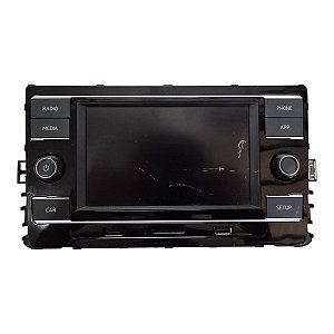 Central Multimidia Polo Nivus Virtus T- Cross 2021 A 2025 (Risco Na Lente) Preto 5G0035280C Original