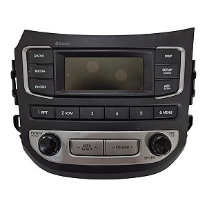 Radio Som Hb 2015 A 2019 (Moldura Quebrada) Grafite 961501S500Ra5 Original