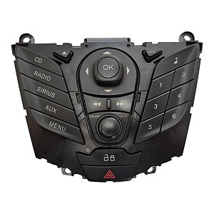 Radio Som (Comando) New Fiesta Mexicano 2011 A 2014 Preto Aebt18K811Ab Original