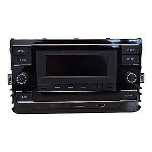 Radio Som Polo Virtus T-Cross 2018 A 2022 Preto 5G0035150C Original