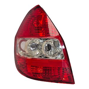 Lanterna Traseira Fit 2003 A 2008 Esquerda Cristal Paralela