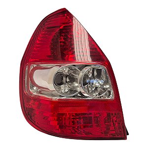 Lanterna Traseira Fit 2003 A 2008 (Lente Trincada) Esquerda Cristal Paralela