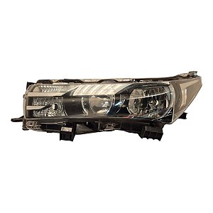 Farol Dianteiro Corolla 2015 A 2019 Sem Led Esquerdo Mascara Negra 68117002G2000 Original