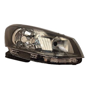 Farol Dianteiro Gol Saveiro Voyage G6 2013 A 2016 Direito Mascara Negra Foco Simples 5U0941006C Original