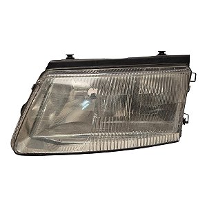 Farol Dianteiro Passat B5 1997 A 2000 Esquerdo Mascara Cromada Original