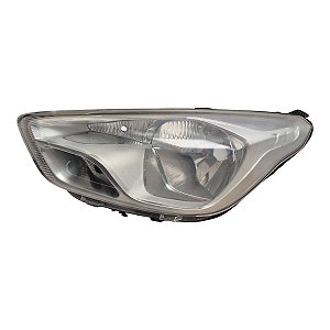 Farol Dianteiro Ford Ka 2015 A 2018 Esquerdo Mascara Cromada Paralelo