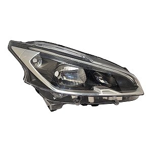 Farol Dianteiro Peugeot 208 2017 A 2020 ( Garrinhas Quebradas) Direito Mascara Negra 981542248000 Original