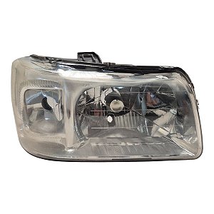 Farol Dianteiro Uno Fire 2004 A 2013 (Interna Danificada) Direito Mascara Cromada Paralelo