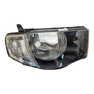 Farol Dianteiro L200 Triton 2008 A 2012 (Suportes Quebrados) Direito Mascara Negra Original