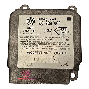 Modulo Central Airbag Golf Bora Polo 1999 A 2007 1J0909603 Original