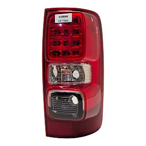 Lanterna Traseira S10 2012 A 2023 C/ Led (Lente Trincada) Direita Cristal Original