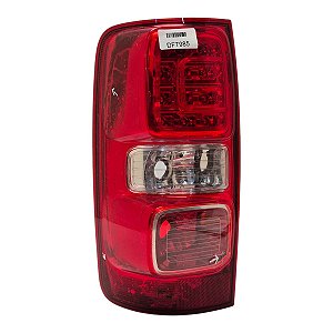 Lanterna Traseira S10 2012 A 2023 C/ Led (Lente Trincada) Esquerda Cristal Original