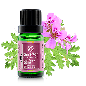 Óleo Essencial Gerânio Egito 10ml - Terra Flor