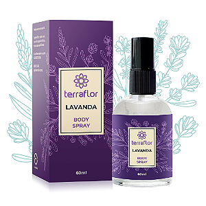 Body Spray Lavanda Francesa 60ml - Terra Flor