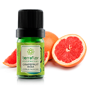Óleo Essencial Grapefruit Rosa 5ml - Terra Flor