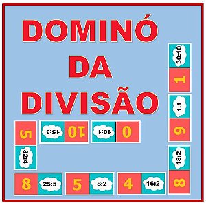 Dominó da Multiplicação completo Fonte: Blog Brincando com a