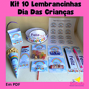 Kit de Lembrancinhas Dia das Crianças