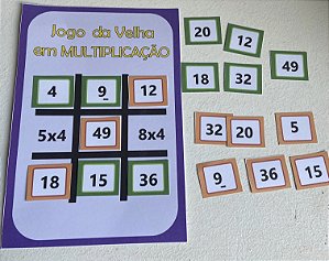 Jogo da Velha da Multiplicação