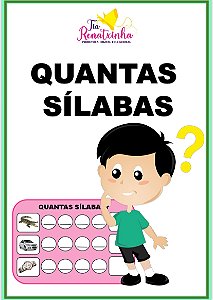 Fichas Quantas Sílabas