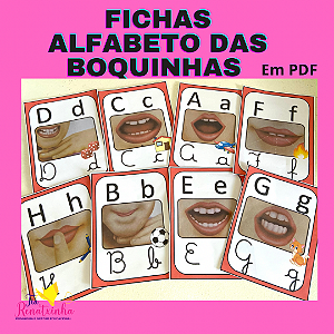 Fichas Alfabeto das Boquinhas
