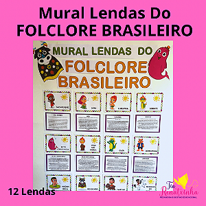 Mural Lendas do Folclore Brasileiro
