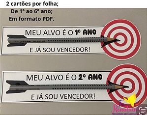 Cartão Lembrancinha Meu Alvo
