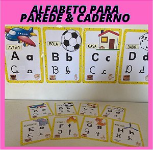 Alfabeto Parede & Caderno