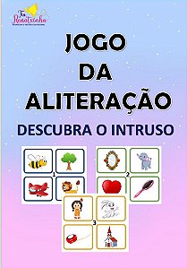 Jogo da Aliteração- Descubra o Intruso