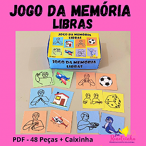 Jogo da Memória Libras