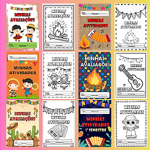 Capas Atividades & Avaliações Juninas