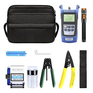 KIT FTTH FERRAMENTAS FIBRA ÓPTICA