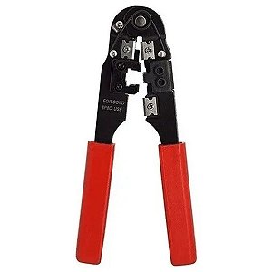 ALICATE PARA CRIMPAGEM DE CABO DE REDE RJ45