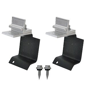 SUPORTE FIXADOR PARA PAINEL SOLAR TELHADO TRAPEZOIDAL