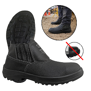 BOTINA DE ELASTICO IMBISEG SEM BICO | PRETA