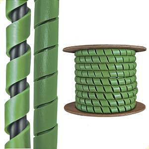 ESPIRAL | VERDE ESCURO | 1 POLEGADA 1/4 | 100 METROS