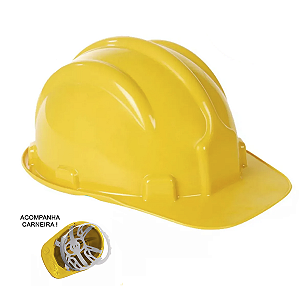 CAPACETE COM CARNEIRA PLASTCOR - CORES