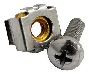 KIT PORCA GAIOLA M5 X 12' - 10 UNIDADES