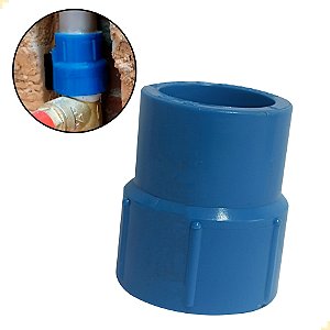 LUVA BUCHA DE LATÃO - 20x1/2 | AZUL