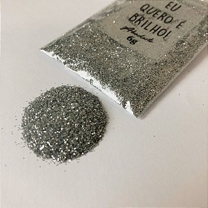 Glitter Comum Prata - 6g
