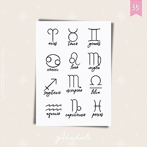 SIGNOS - CARTELA 35