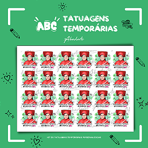 TATTOO ABC FOTO (24 UNIDADES)