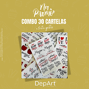 KIT 30 CARTELAS